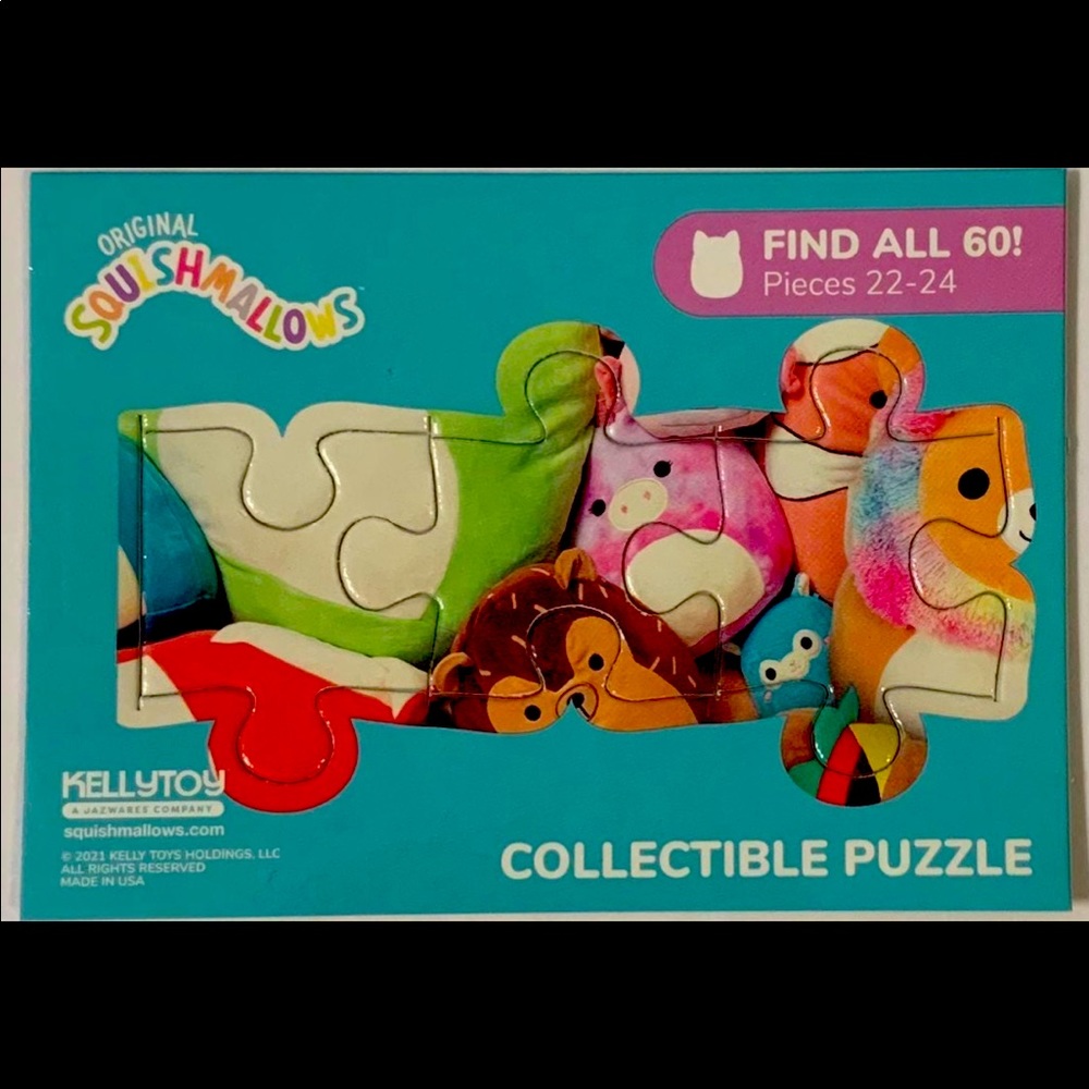 Squishmallow puzzle pieces 22-24